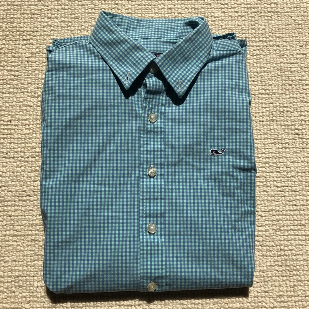 Boys vineyard vines long sleeve button down